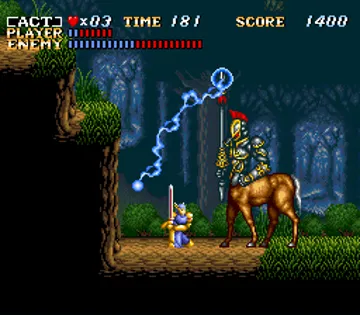 Actraiser (Japan) screen shot game playing